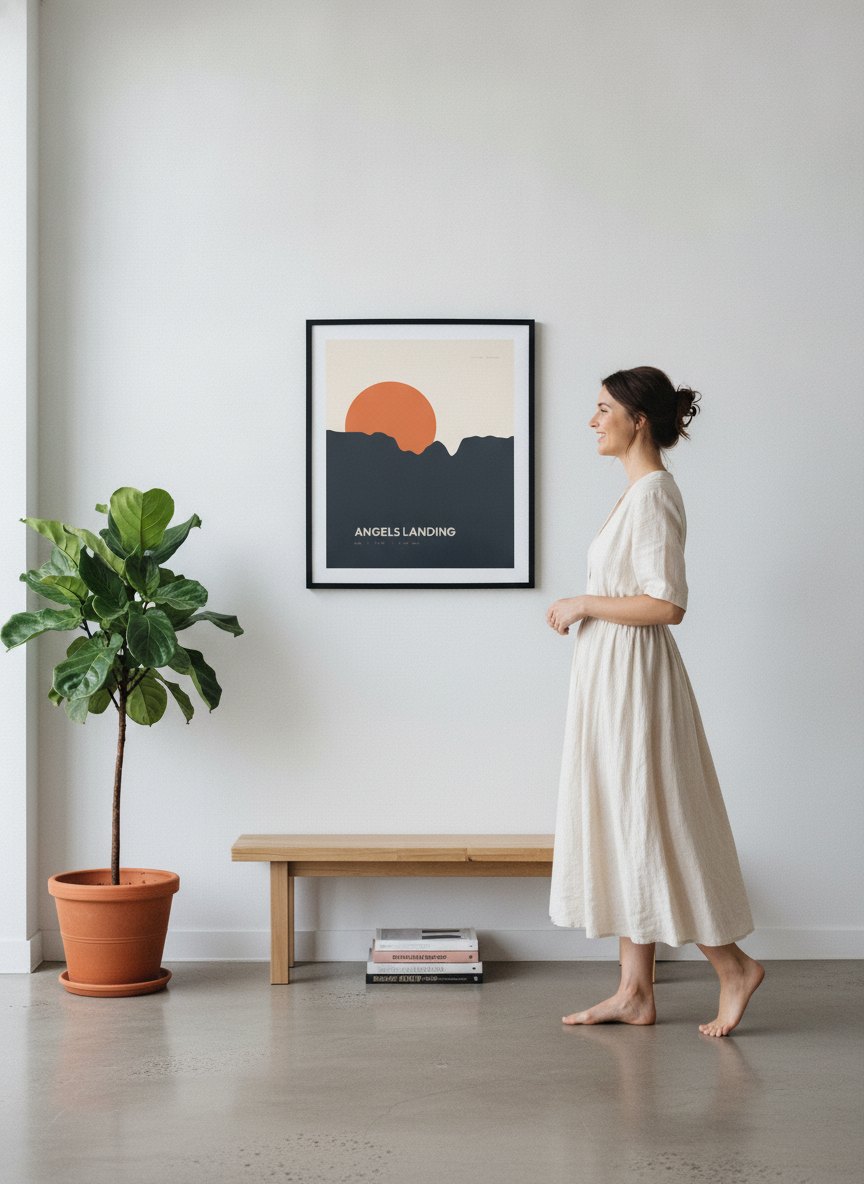 A trail print at home