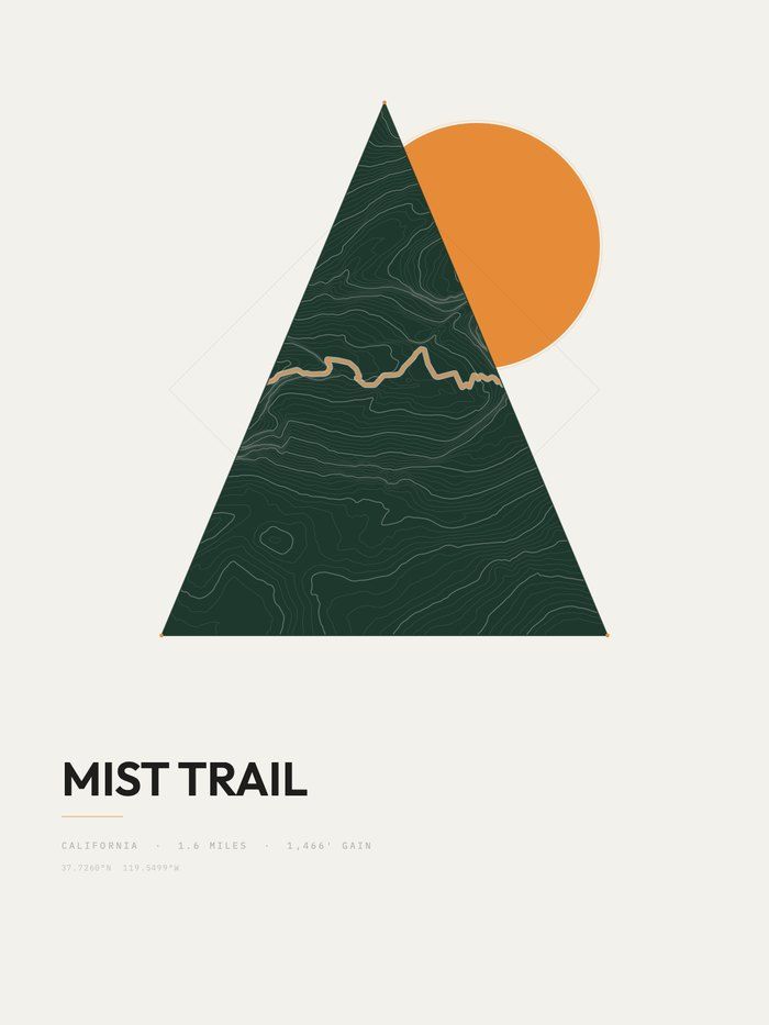 Mist Trail Summit print